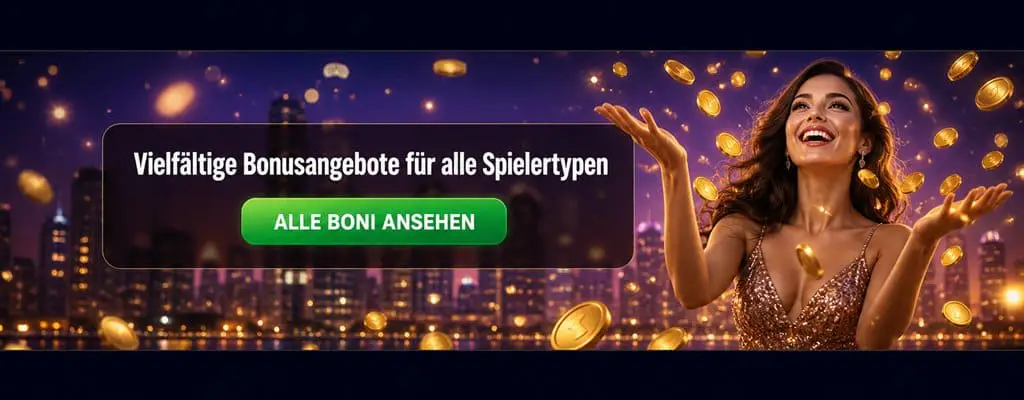 Offizielle Bonusübersicht mit abwechslungsreichen Aktionsangeboten für jeden Spielertyp im N1Bet Casino - n1bet-ch.com